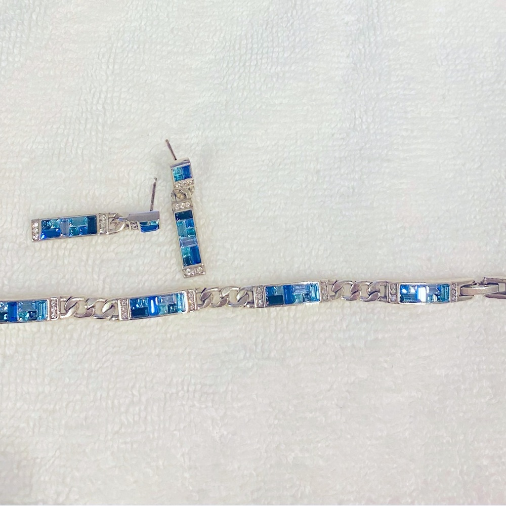 Brighton bracelet and matching earrings.